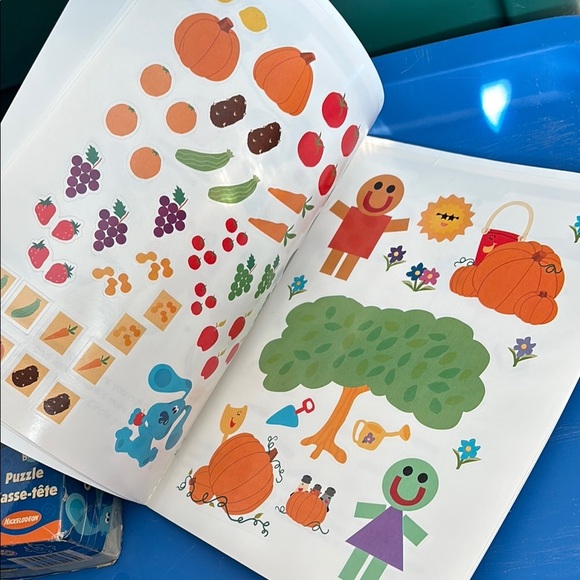 Blues Clues Gift Set Backpack Puzzle Magnets Cards Book Y2K - Picture 13 of 13